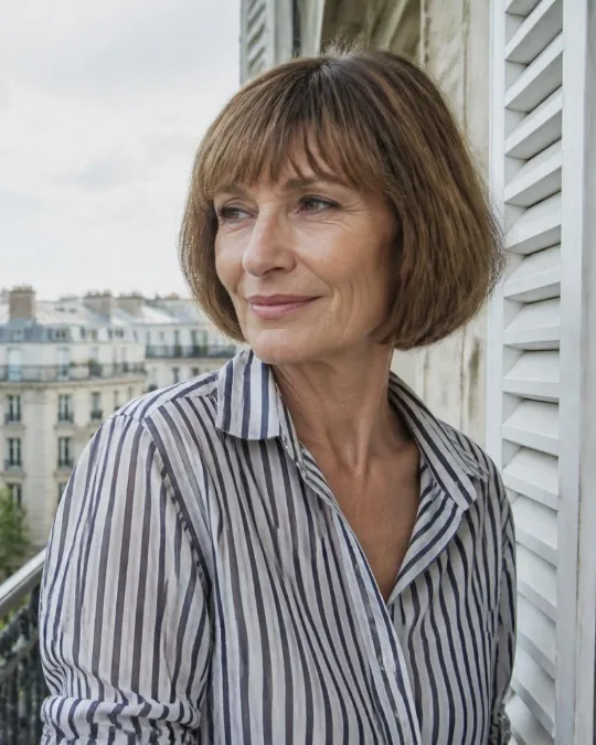 French bob with a soft fringe – Bobs for Women Over 50 With Fine or Thin Hair