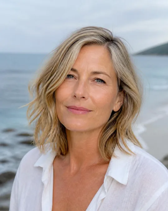 Beachy lob – Bobs for Women Over 50 With Fine or Thin Hair