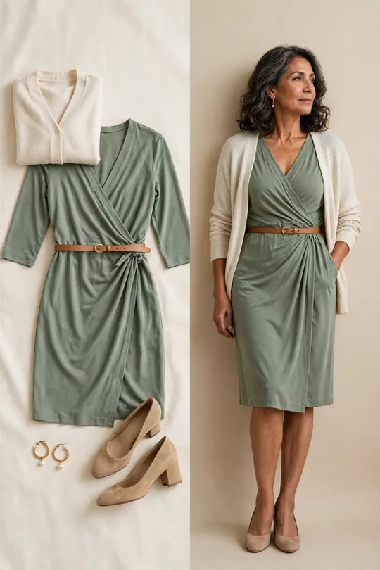 Jersey wrap dress – Dresses for Women Over 60