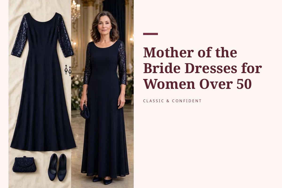 20 Mother of the Bride Dresses for Women Over 50
