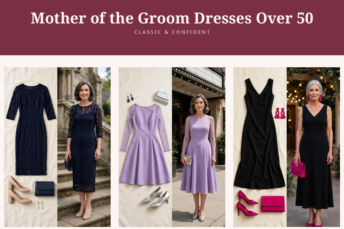 20 Mother of the Groom Dresses Over 50