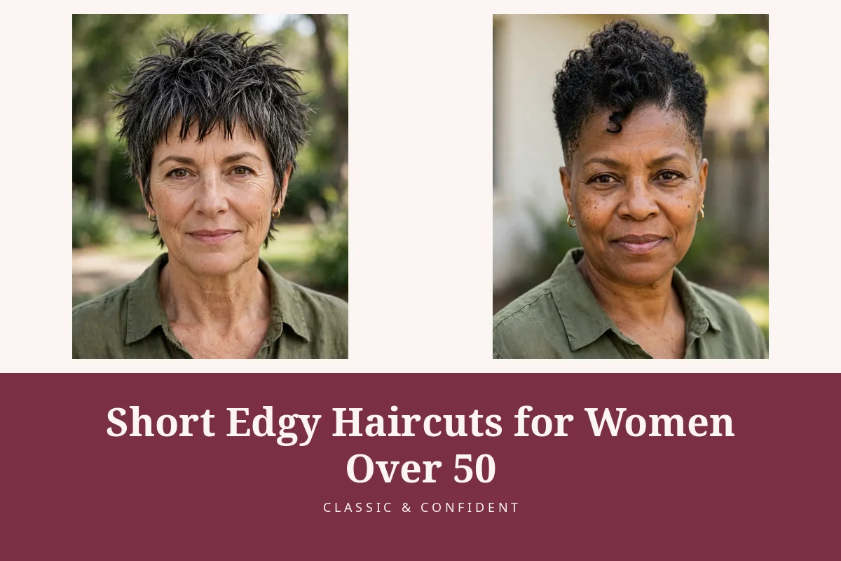 12 Short Edgy Haircuts for Women Over 50