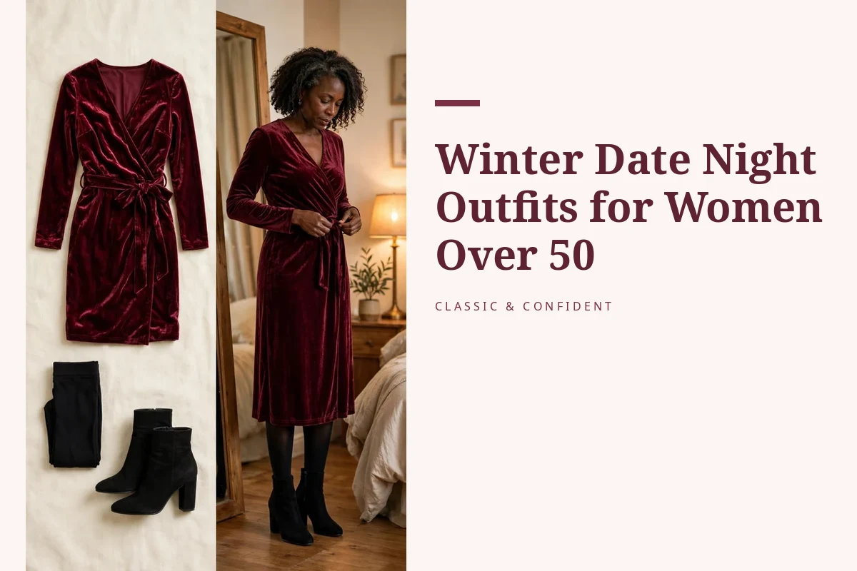 15 Winter Date Night Outfits for Women Over 50