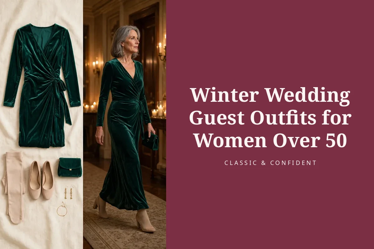 20 Winter Wedding Guest Outfits for Women Over 50